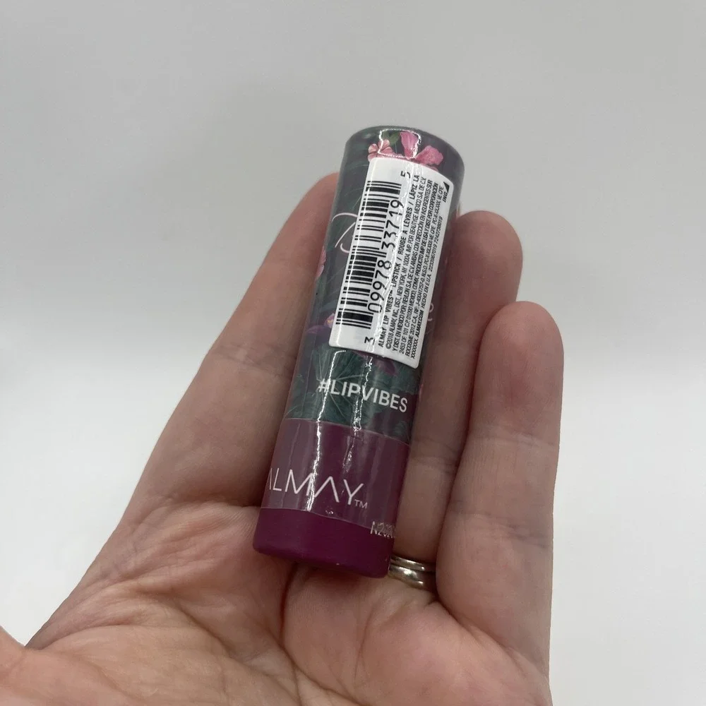 Almay Lip Vibes Lipstick with Vitamin E Oil & Shea Butter, 280 Believe,  0.14 Oz